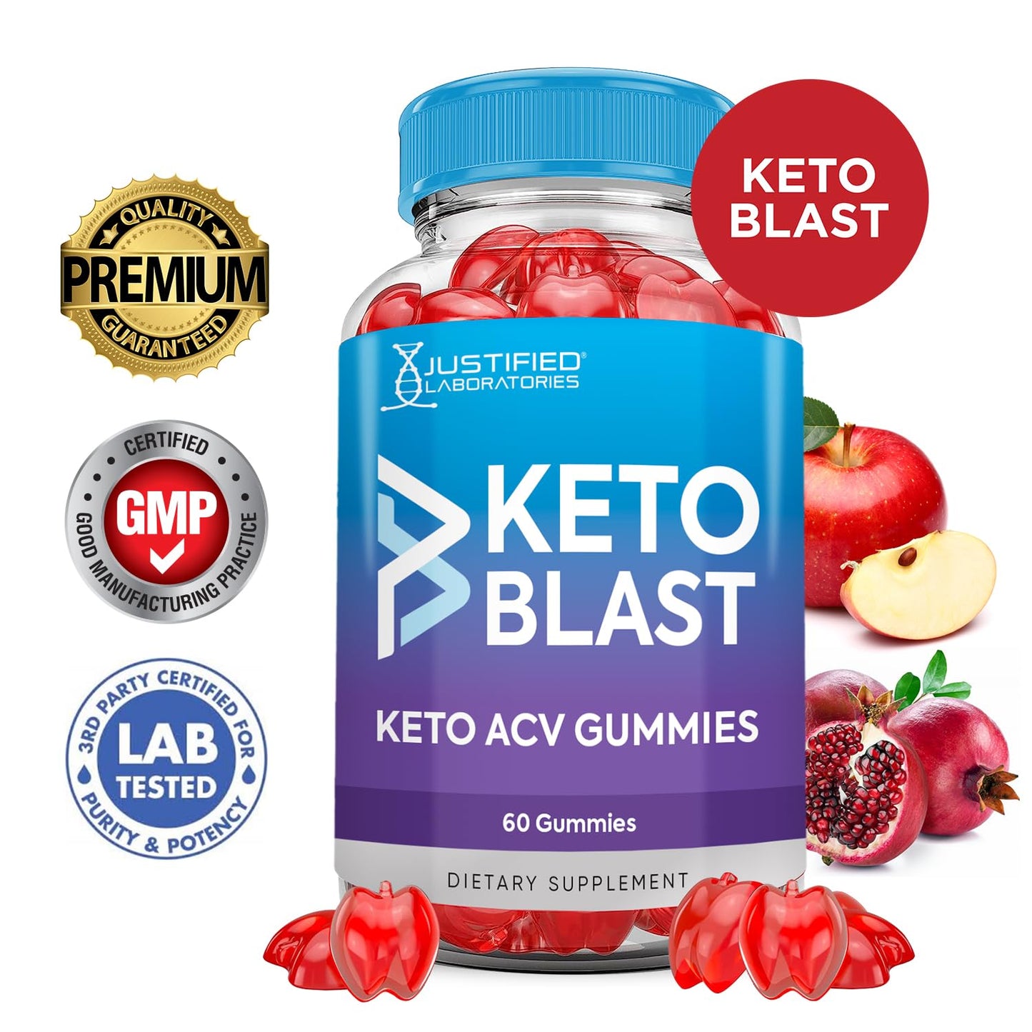 (3 Pack) Apple Cider Vinegar Gummies 1000MG Keto Blast Keto ACV Gummies Advanced Formula Formulated with Pomegranate Beet Juice Powder B12 Vegan Non GMO 180 Gummys
