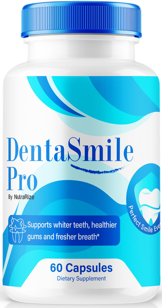 NutraRize Denta Smile Pro - Official Oral Health Formula, DentaSmile Pro Dental Health Capsules, Premium Denta Smile Pro Pills for Healthy Teeth and Gums, Oral Health Care, Reviews (60 Capsules)