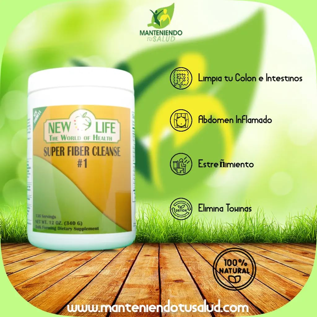 Manteniendo Tu Salud Super Fiber Cleanse 1, Detox Support, 12oz