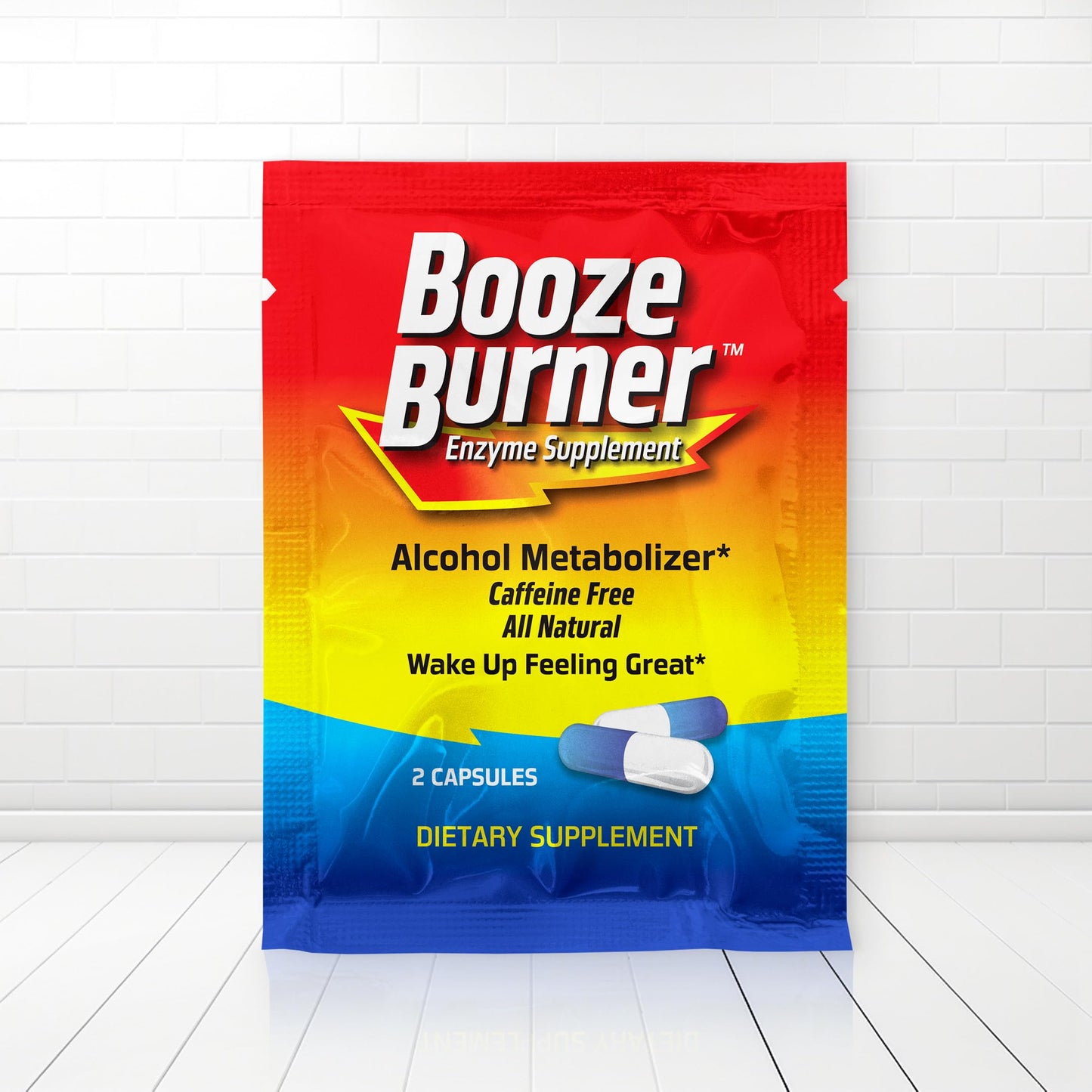 Booze Burner |1 Pack| Over-Indulgence-Prevention, Take at The Start, Wake up Smart. Ultimate Pre-Party-Supplement, Stay Hydrated with Electrolytes, Reduce a Possible Hangover. Works in ~ 15 min.