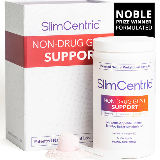 SlimCentric - Naturally Support GLP-1 Production - Safe, Effective Wellness Support - Supports a Healthy Metabolism & Lean Muscle Mass - Made in USA | Non-GMO, Cruelty-Free Formula (30 Day Supply)