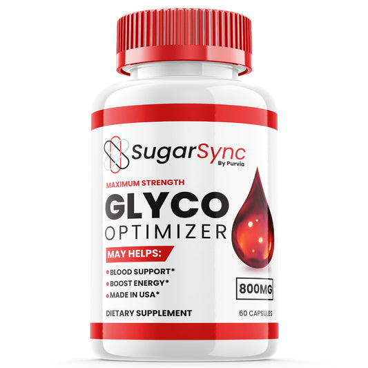 Sugar Sync Glyco Optimizer, Sugarsync Glyco Optimizer, Sugar Sync Cleanse Glyco Extra Strength Formula, Sugar Synce Overall Wellness Support Reviews Sugarsync Maximum Strength USA Made (60 Capsules)