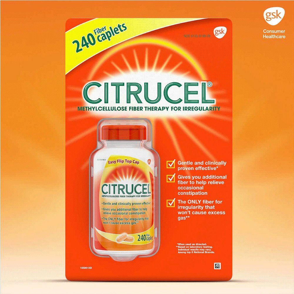 Citrucel Fiber Therapy, 240 Fiber Caplets