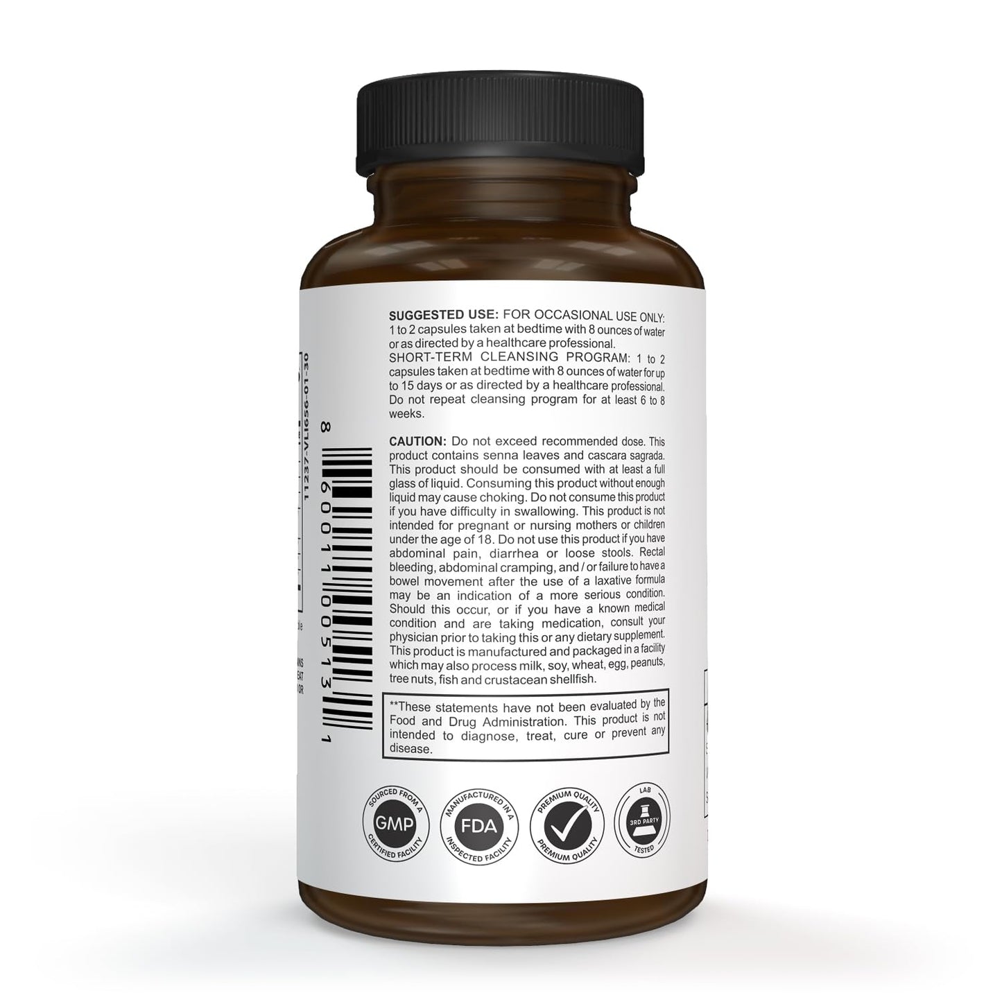 COHALA WELLNESS The Cleanse - 15 Day Prebiotics Colon Cleanser & Detox Fiber Supplement Natural Laxatives MCT Oil Keto - 30 Capsules