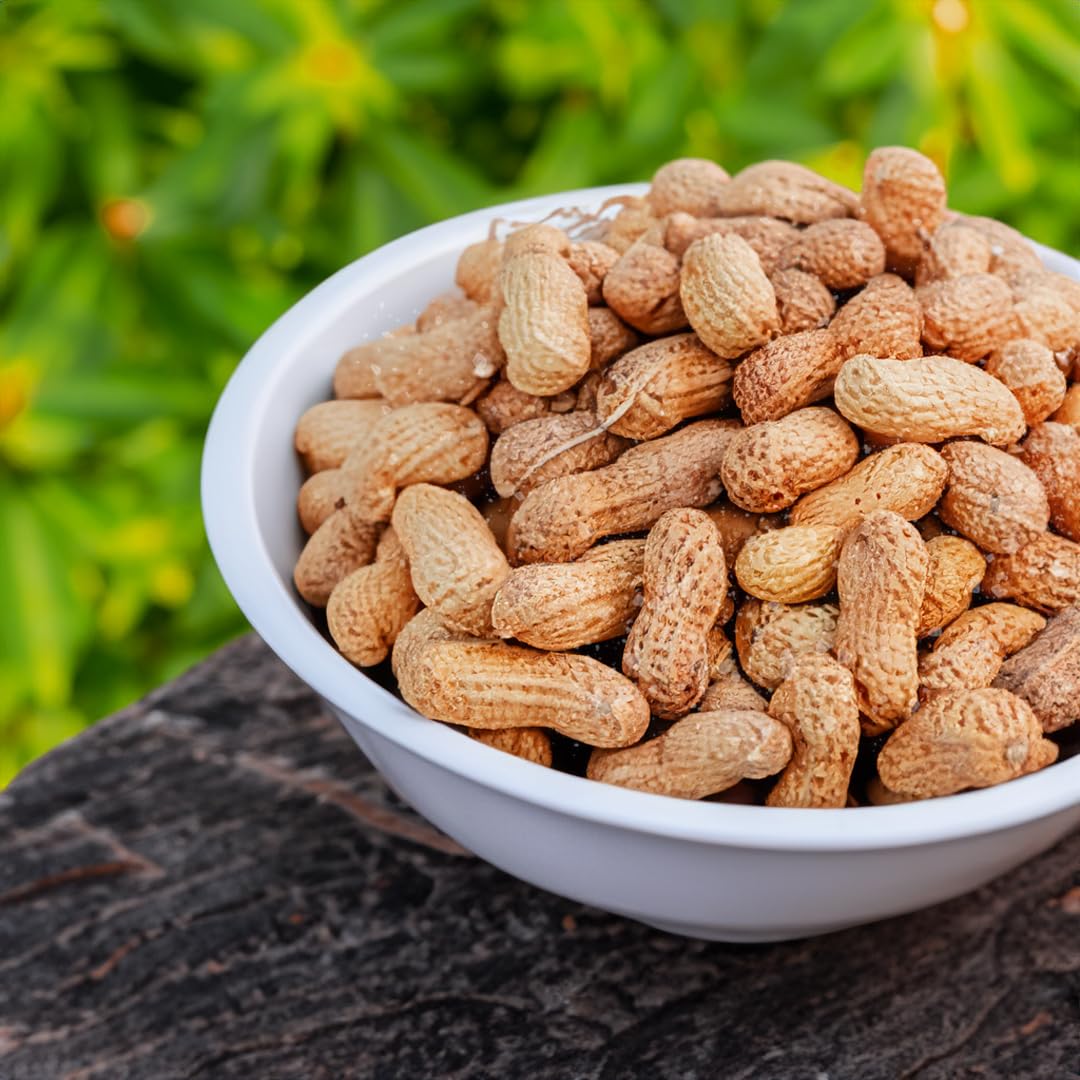 Naturalee Peanuts In Shell 2 lbs  Roasted Salted  Natural Healthy Snack