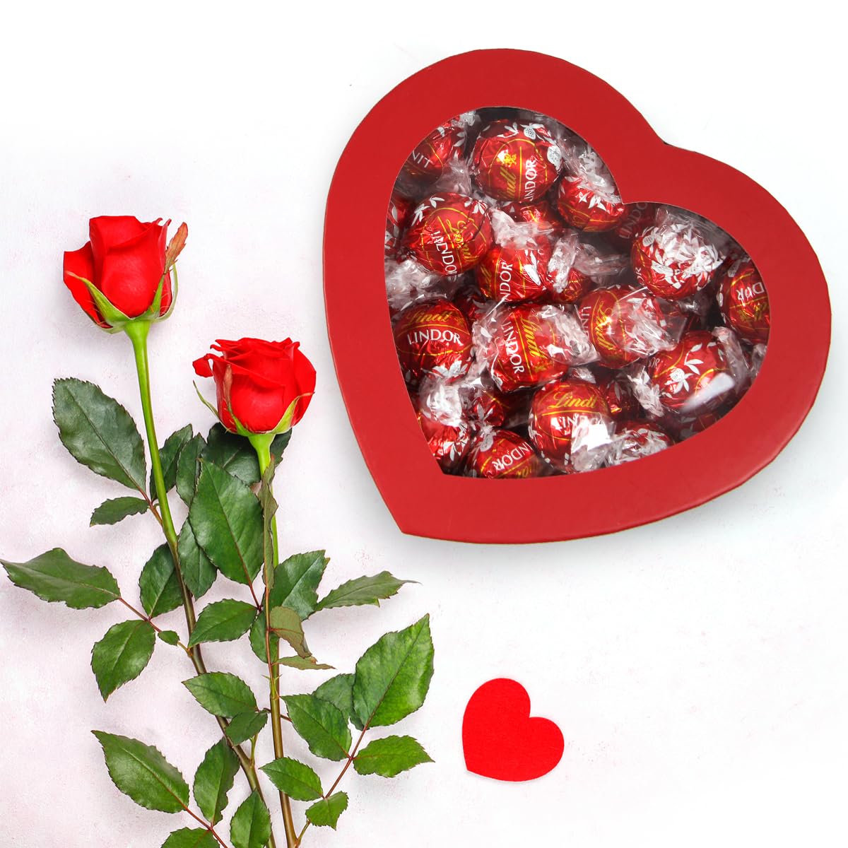 Lindt LINDOR Milk Chocolate Candy Heart Gift Box for Special Present  Individually Wrapped Chocolate Gourmet Truffles Chocolate Candy for Friends and Loved Ones 17 count Milk Chocolate