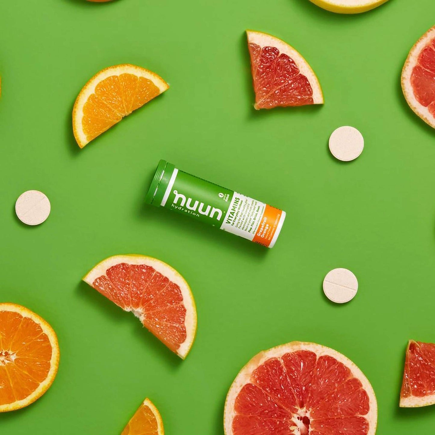 Nuun Vitamins: Grapefruit Orange Daily Hydration Supplement (3 Tubes of 12 Tabs)3