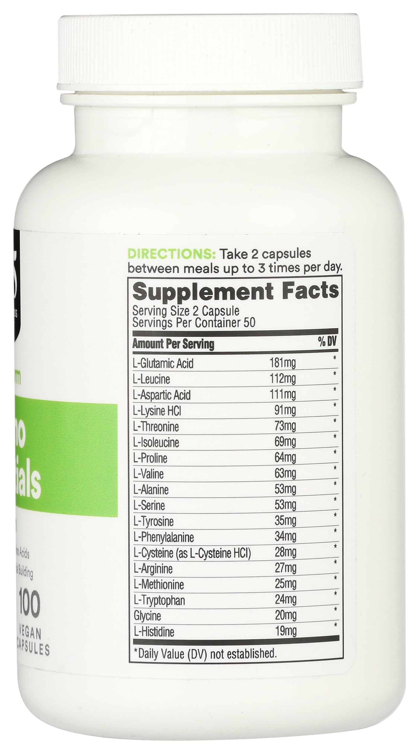 365 by Whole Foods Market Amino Essentials, 100 CT