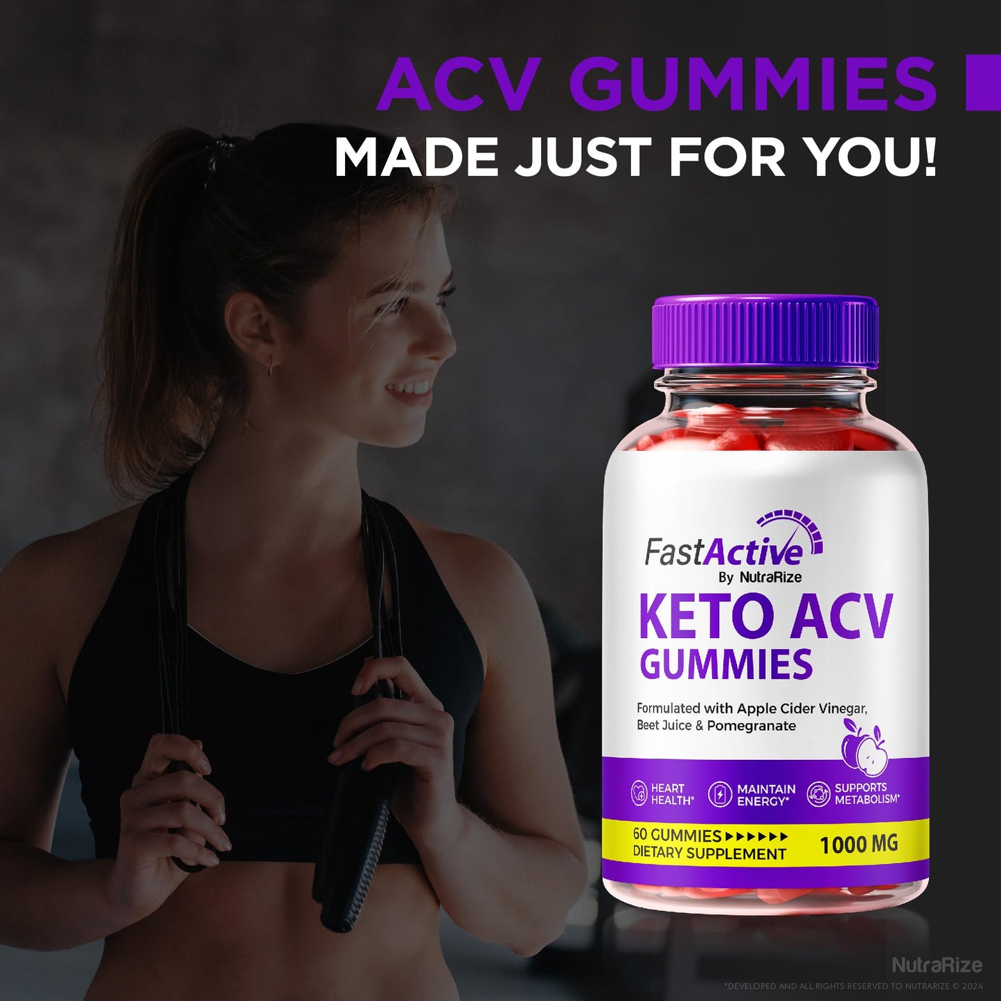 Fast Active Keto ACV Gummies, Official FastActive Keto Plus ACV Gummies, All- Natural Apple Cider Vinegar, Premium Keto+ACV Gummy, FastActive Keto Gomitas Review (60 Gummies)