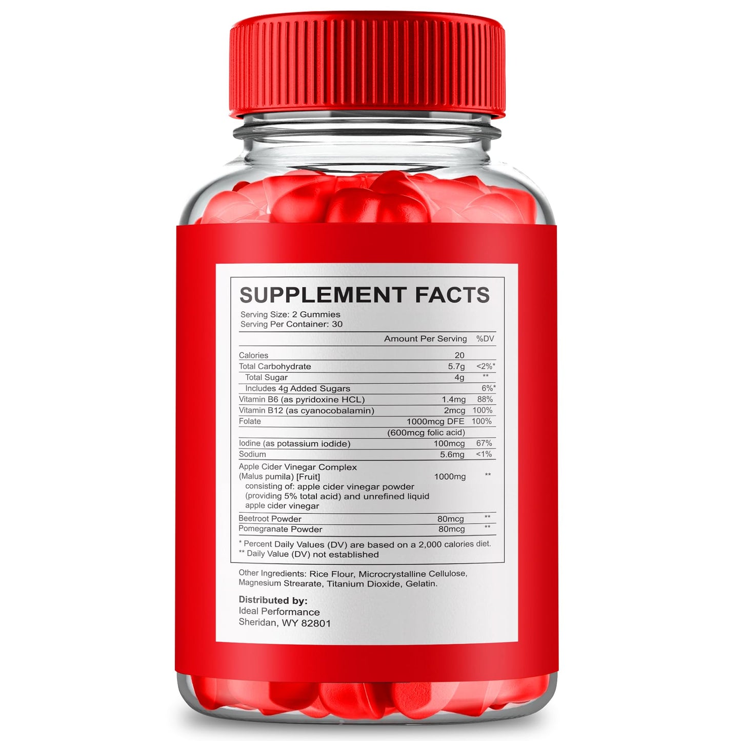 IDEAL PERFORMANCE NGN Keto ACV Gummies, NGN ACV-Keto Gummies 1000MG - Maximum Strength, NGN Gummy All Natural Apple Cider Vinegar, Vitamin B12, Pomegranate, NGN Keto ACV Gummies Reviews (60 Gummies)