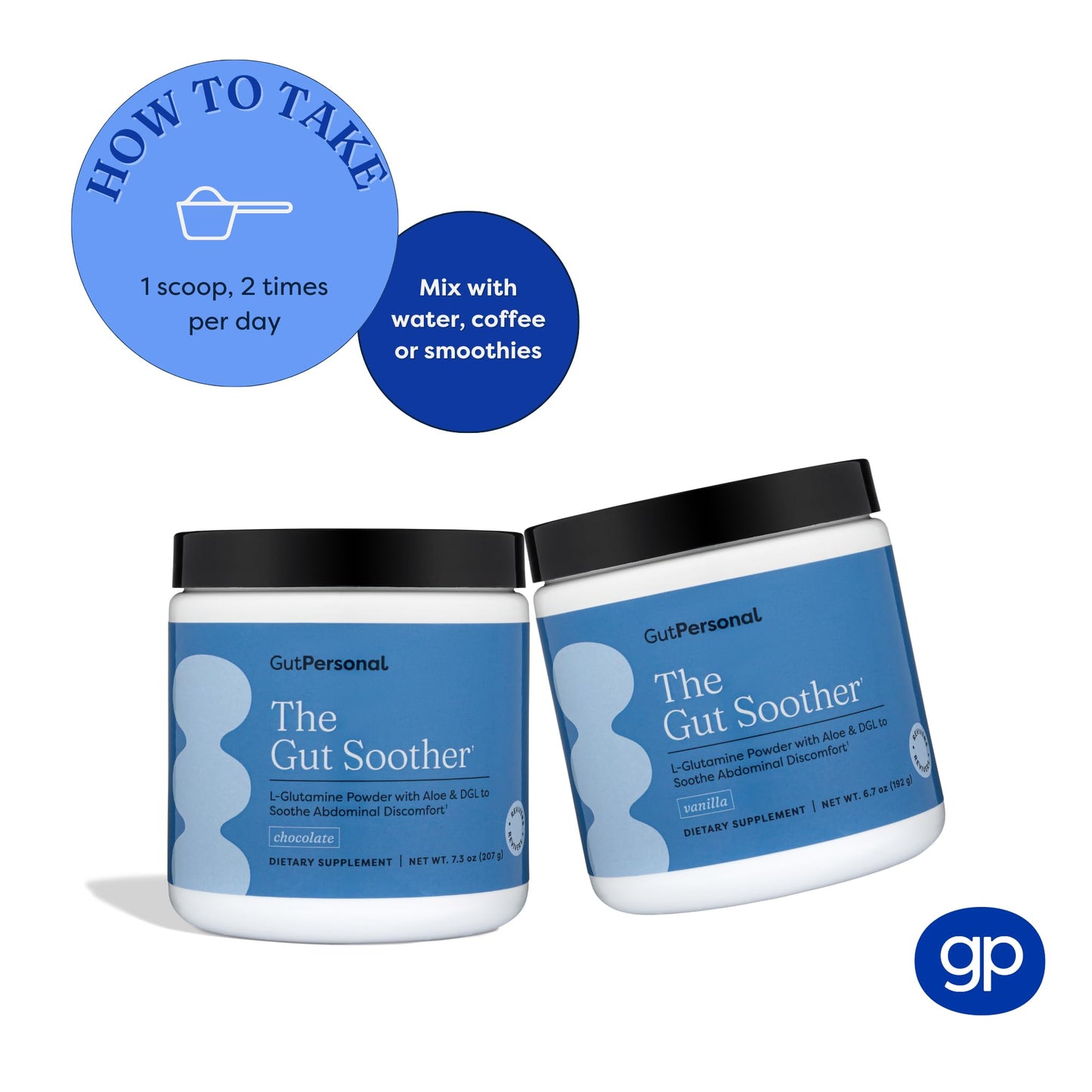 The Gut Soother L-Glutamine Powder Supplement: Restore Gut Lining, Soothe Digestive Discomfort While Promoting Overall Gut Health, 30 Servings (Chocolate)