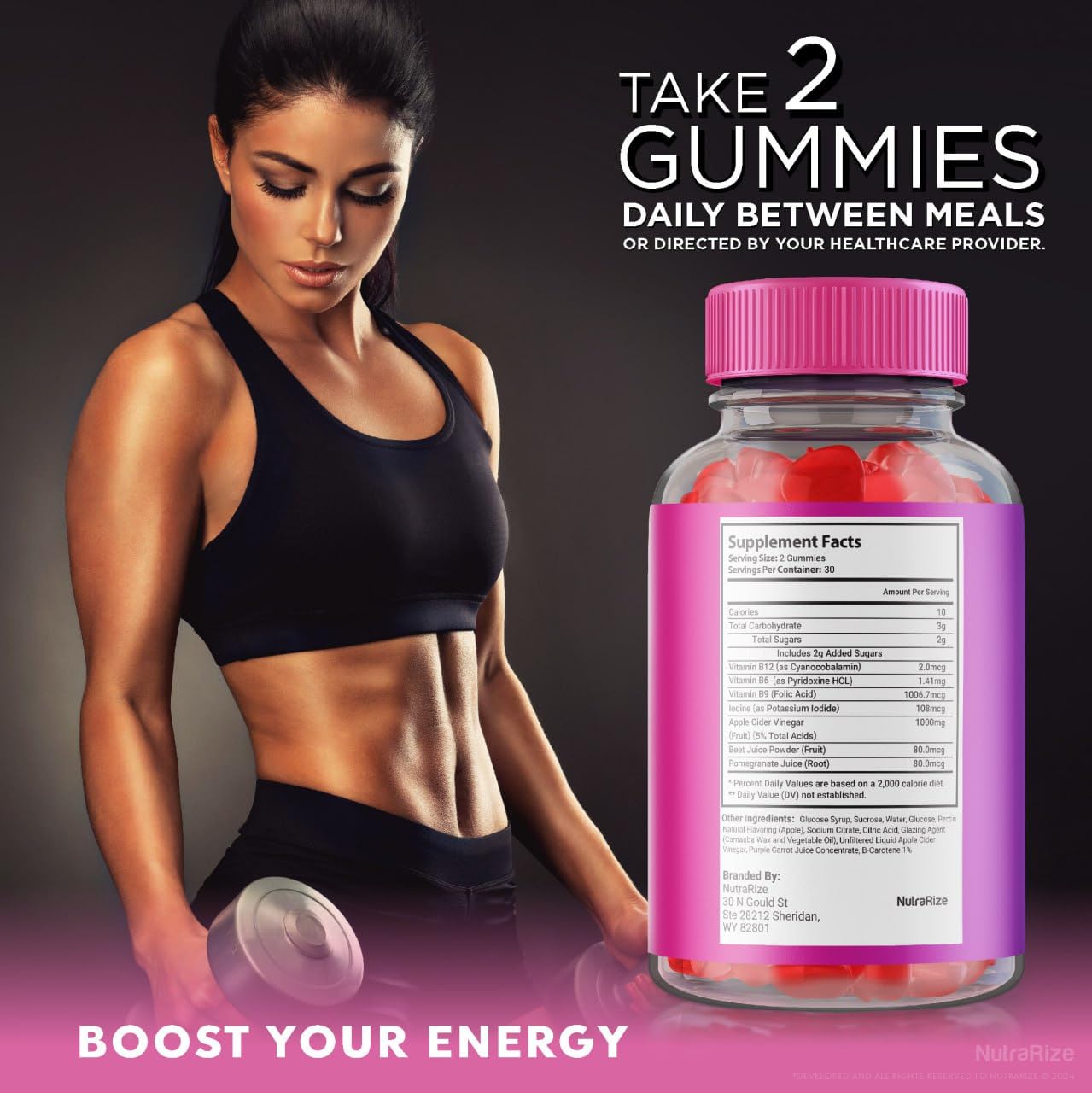 (2 Pack) Nutratrim Labs Gummies - Nutratrim Labs Keto ACV Gummies, Nutratrim Labs for Advanced Weight Loss, Keto + ACV Gummy, Maximum Strength Supplement, NutratrimLabs Gomitas Reviews (120 Gummies)