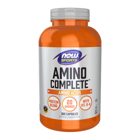 NOW Sports Nutrition, Amino CompleteTM with Vitamin B-6, 360 Count