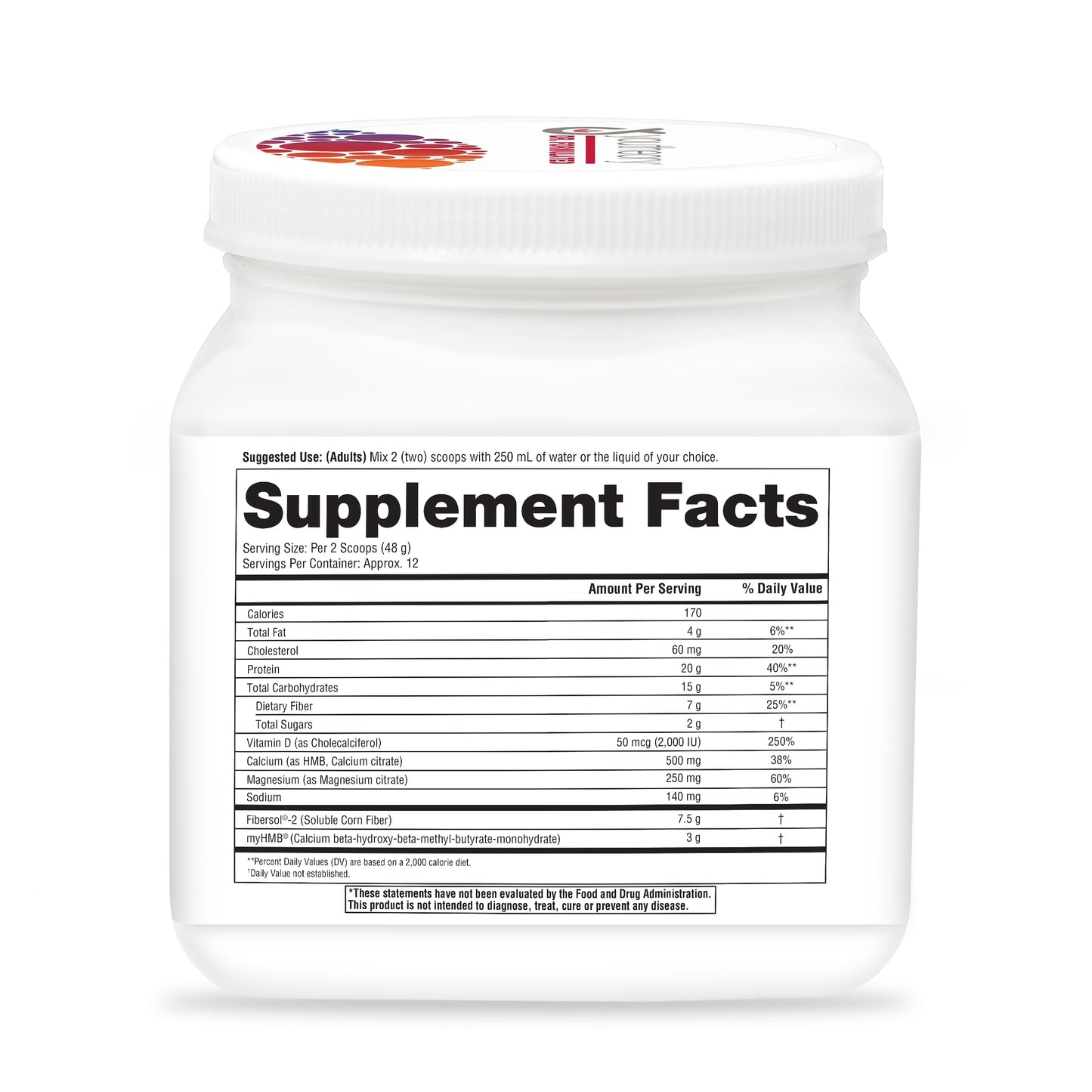 Youtheory Muscle Guard Protein GLP-1 Support - Whey Protein Powder Supplement - for GLP-1 Users - Supports Muscle & Bone - with myHMB, Calcium & Vitamin D - 20.5 oz Powder