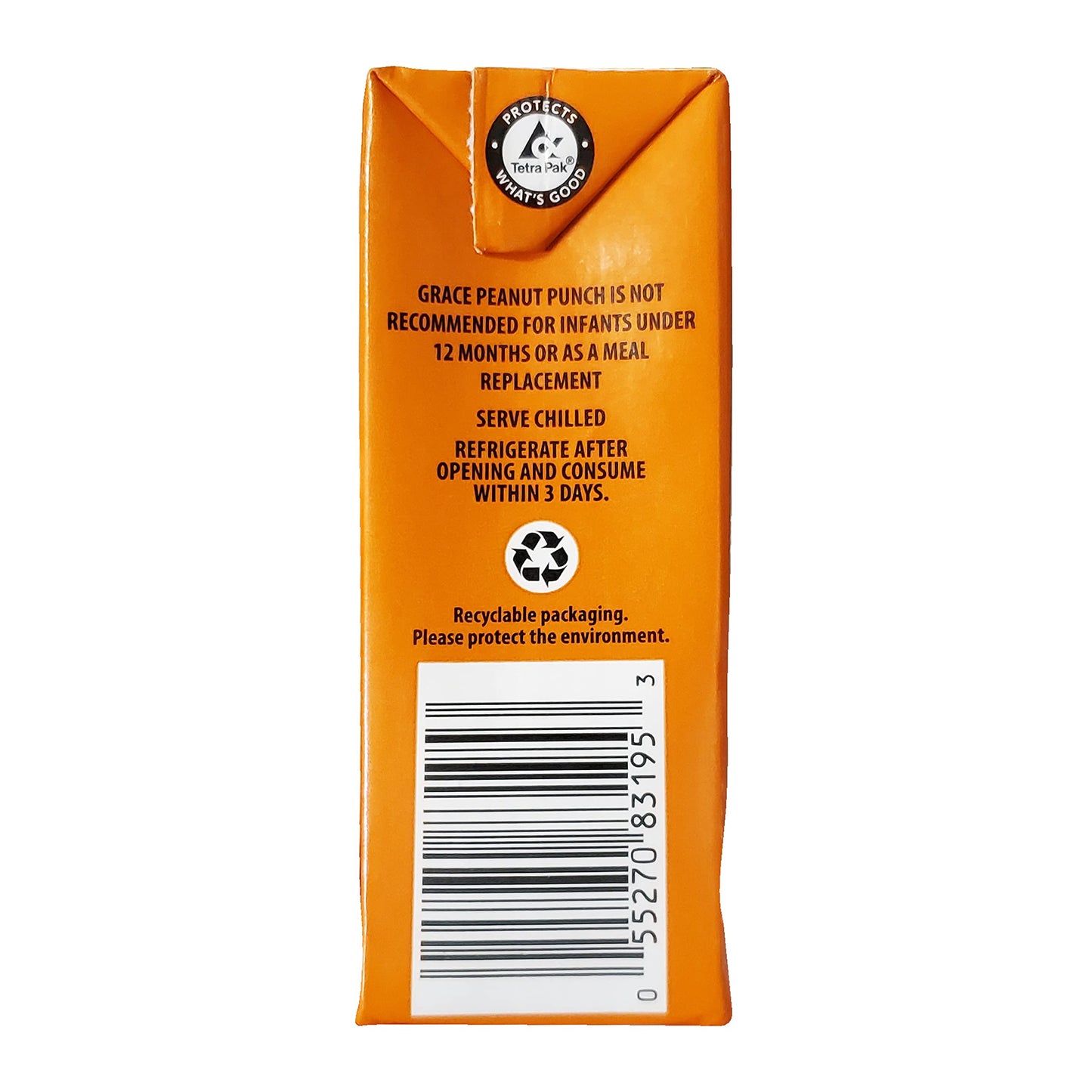 Grace Jamaican Peanut Punch Drink 6 Pack Total of 486floz