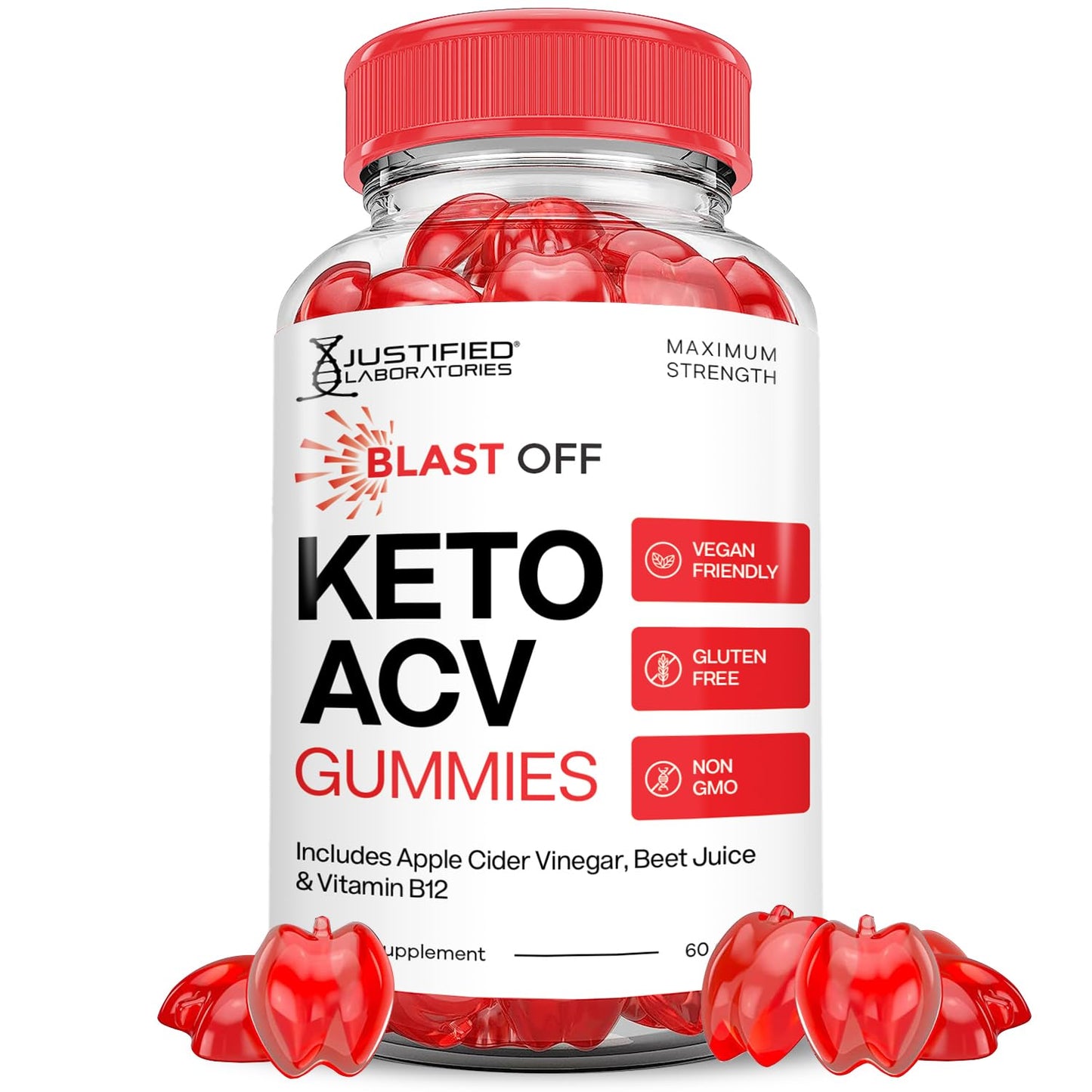 Blast Keto ACV Gummies Advanced Formula 1000MG Blast Keto Gummies Apple Cider Vinegar Formulated with Pomegranate Beet Juice Powder B12 Vegan Non GMO 60 Gummys