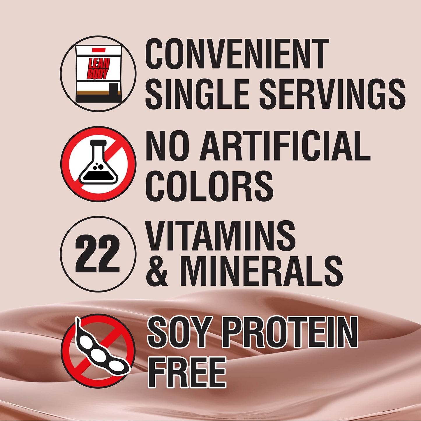 Labrada Carb Watchers Lean Body Hi-Protein Meal Replacement Shake, Chocolate Ice Cream, 2.29 Ounce (Pack of 42)