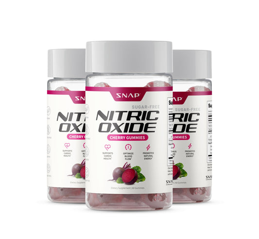 Snap Supplements Nitric Oxide Beet Root Gummies - Support Healthy Blood Circulation,180 Gummies