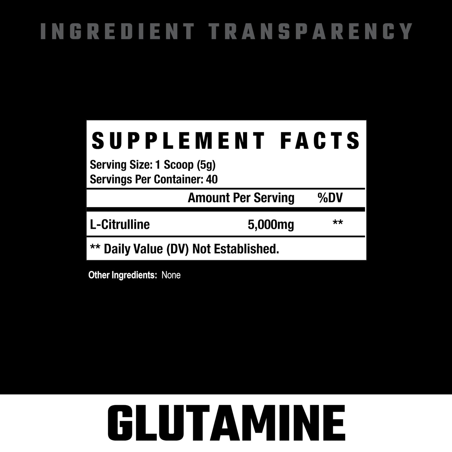 Axe & Sledge Basics Glutamine, Unflavored, 40 Servings