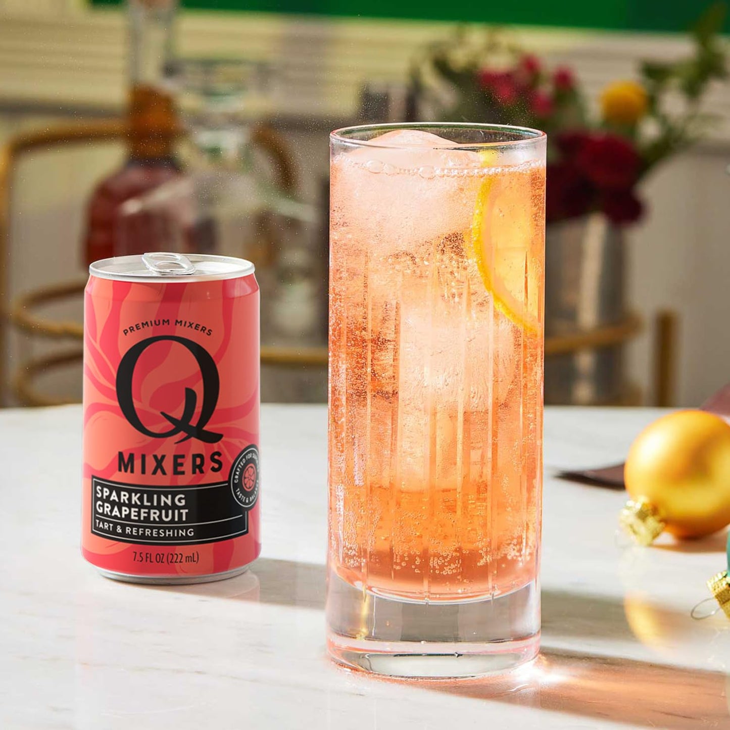 Q Mixers Sparkling Grapefruit Premium Cocktail Mixer Made with Real Ingredients 67oz Bottle  30 PACK