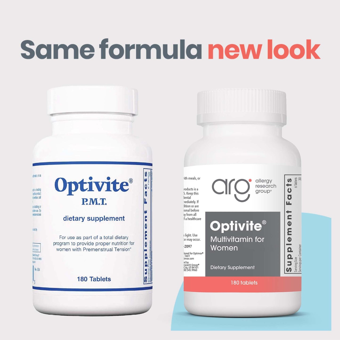 Optimox Optivite PMT Supplement - PMS Support for Women, Hormonal Balance, Womens Multivitamins, PMS Relief, Magnesium Supplement - 180 Count