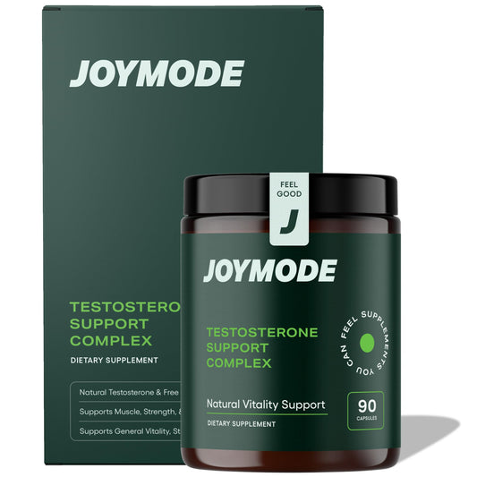 JOYMODE Testosterone Support Complex (90ct) -Natural Supplement for Men w/Ashwagandha, DIM, Magnesium, Zinc & Boron