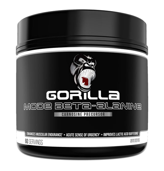 Gorilla Mind Beta-Alanine Carnosine Precursor,Enhanced Muscular Endurance, 3.2 Grams per Servings