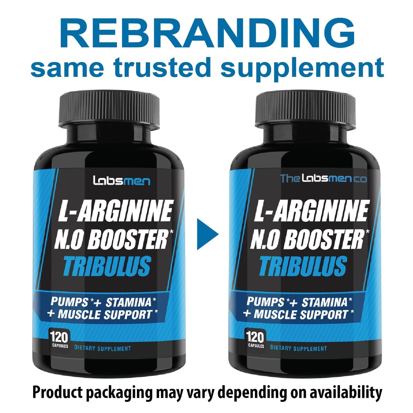 Nitric Oxide Booster, Nitric Oxide, I Arginine Supplement 1600mg vs L Arginine 1000mg Capsules / L Arginine L Citrulline Supplement for Vascularity, Muscle Growth, Endurance w/ Tribulus - 2 Mons