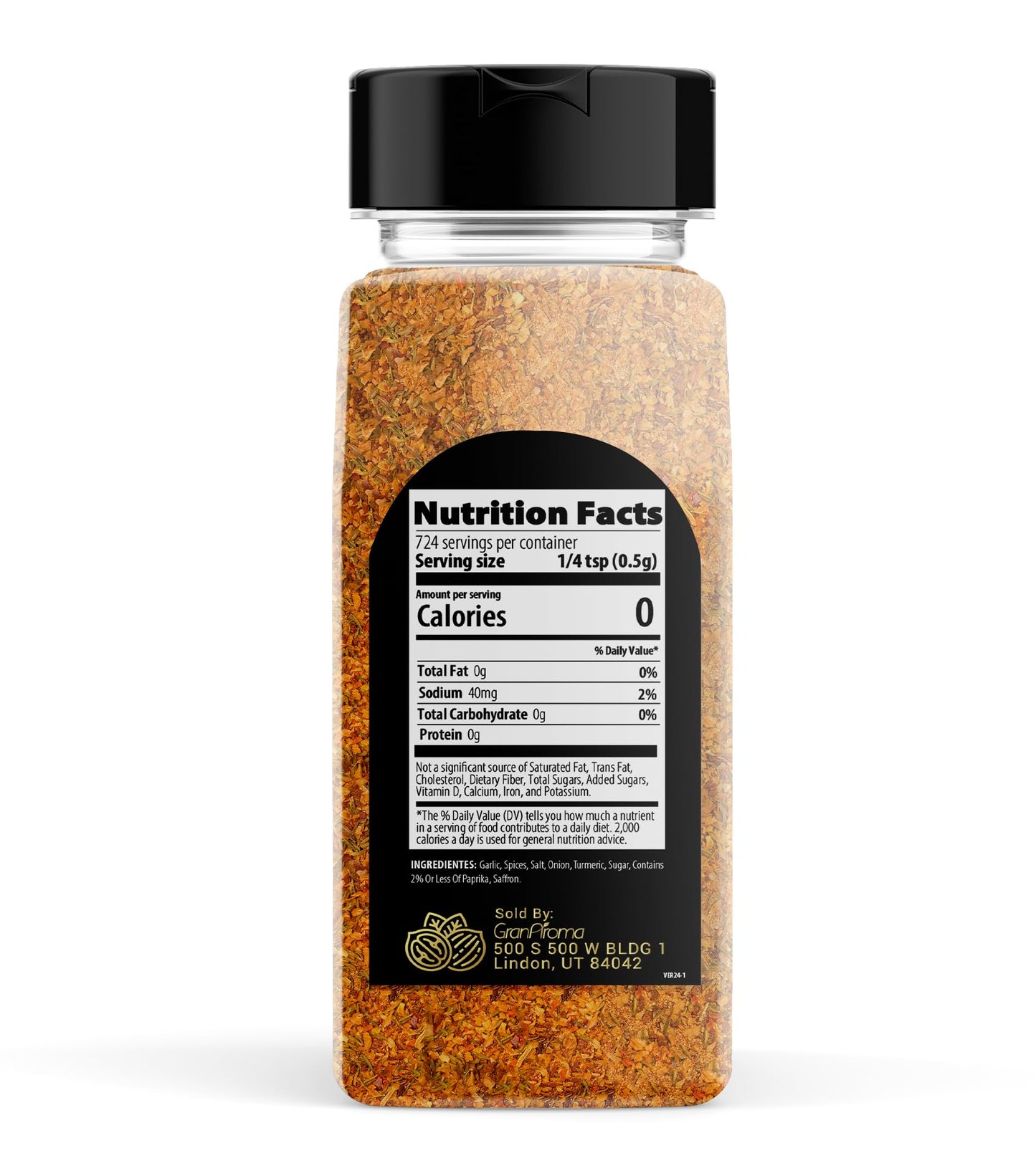 GranAroma Paella Seasoning 128 oz Authentic Spice Blend Contains Saffron Spanish Cuisine