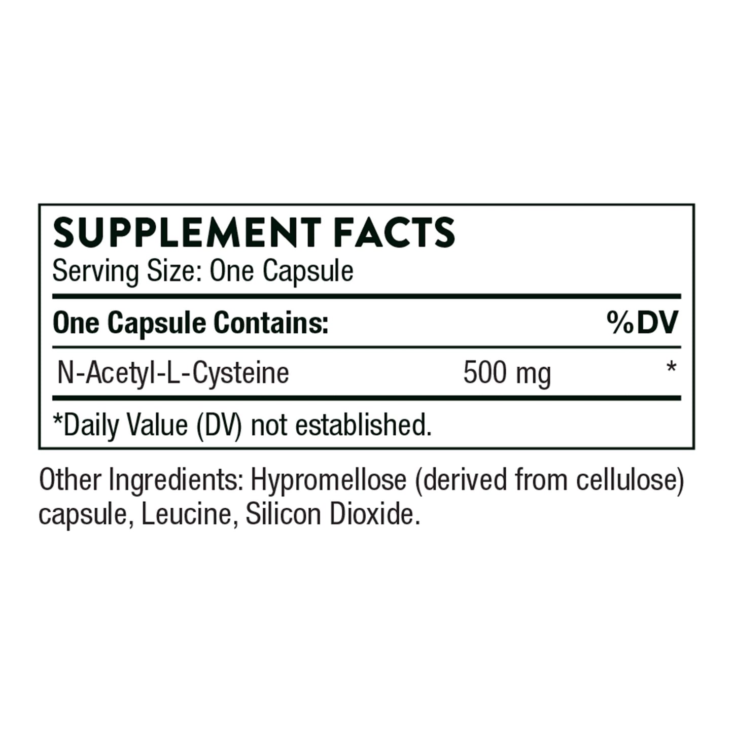THORNE NAC - N-Acetylcysteine - 500mg - Supports Respiratory Health and Immune Function*; Promotes Liver and Kidney Detox - 90 Capsules