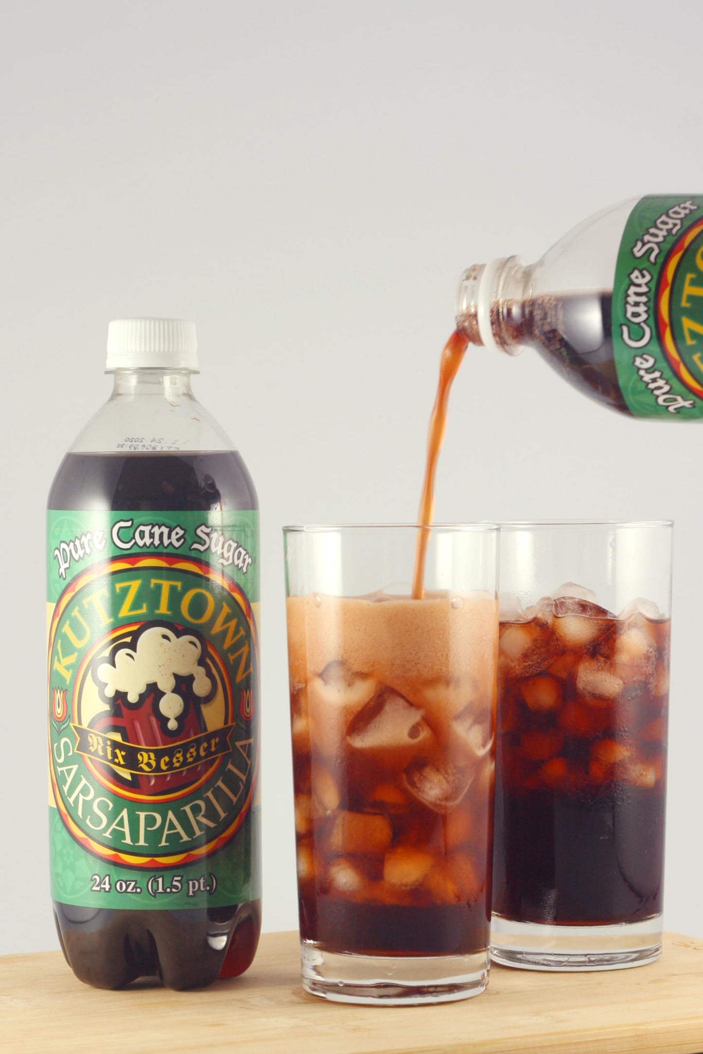 Kutztown Nix Besser Sarsaparilla Soda 24 Oz Bottles Pack of 4