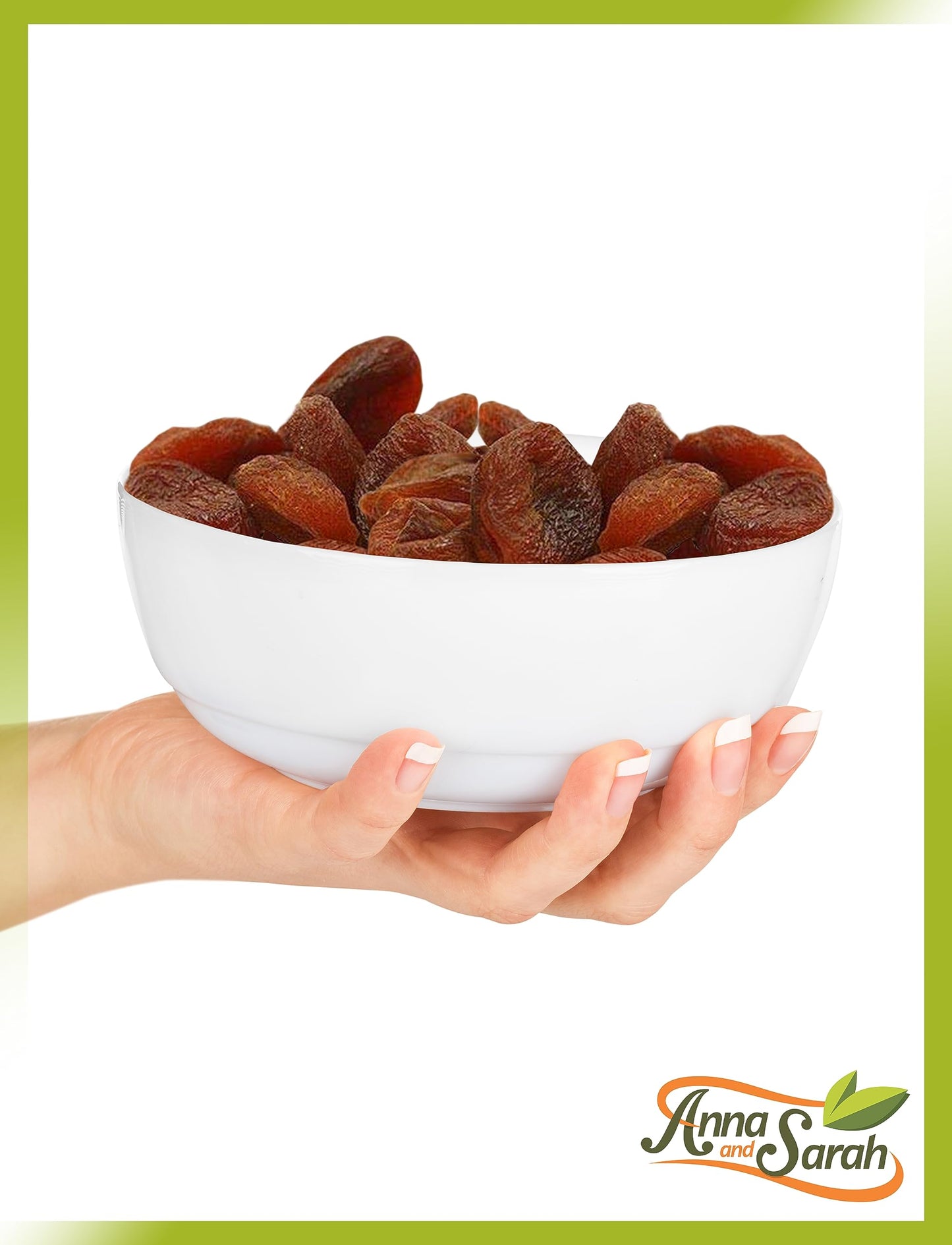 Anna and Sarah Organic Dried Apricots NoAdded Sugar Sweet and Tangy Delights for Snacking Unsulphured in Resealable Bag 2 Lbs