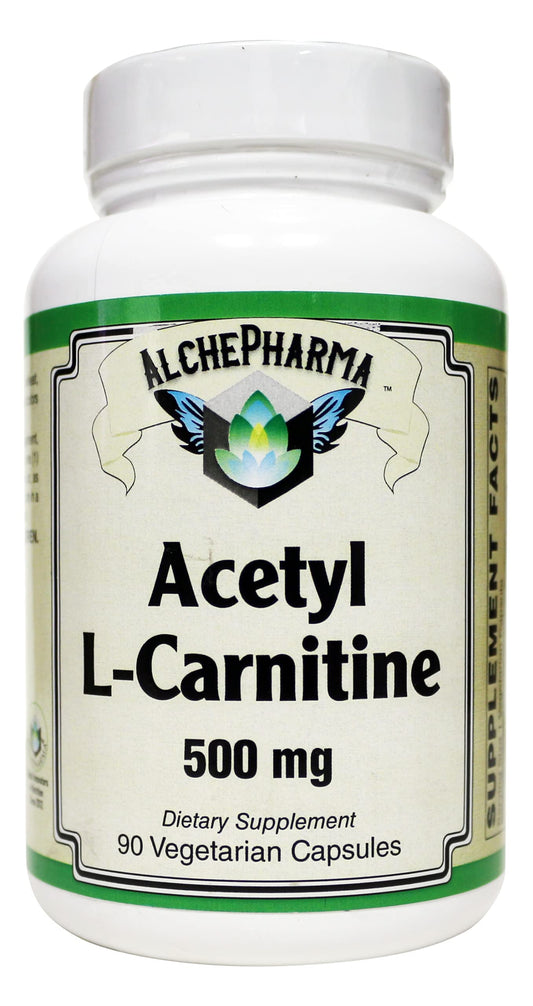 Acetyl L-Carnitine- 500 mg Vegetarian Capsules ( Sourced from Sigma-Tau Health Sciences ) (90 Veg Caps)