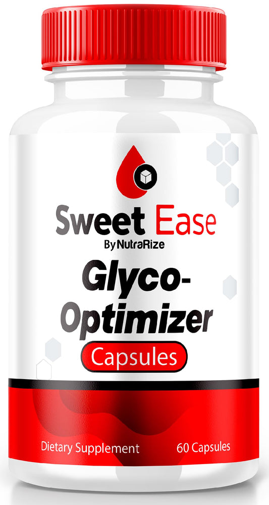 NutraRize Sweet Ease Glyco Optimizer Capsules, Natural Blood Support Pills, Reliever Glycogen Pressure Review (60 Capsules)