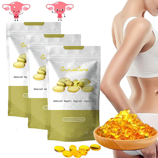 HONGJIANV Anniecare Instant Anti-Itch Detox Slimming Products, Annie Care Capsulas, Anniecare Natural Repair Viginal Capsule, Annie Care Natural Detox Viginal Capsules (3BAG)