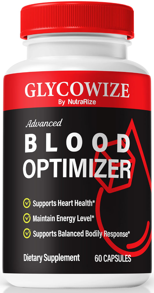 NutraRize Glycowize Capsules, Official Glycowize Pills, Premium Formula for Healthy Circulation and Stable Levels, All-Natural Glyco Support, Glyco wize Pastillas Review (60 Capsules)
