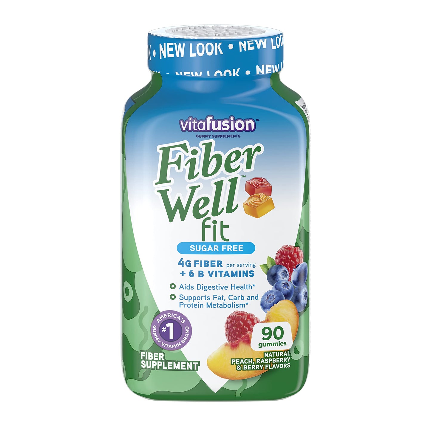 Fiber Well Fit Gummies, 4 Pack (90 Count)