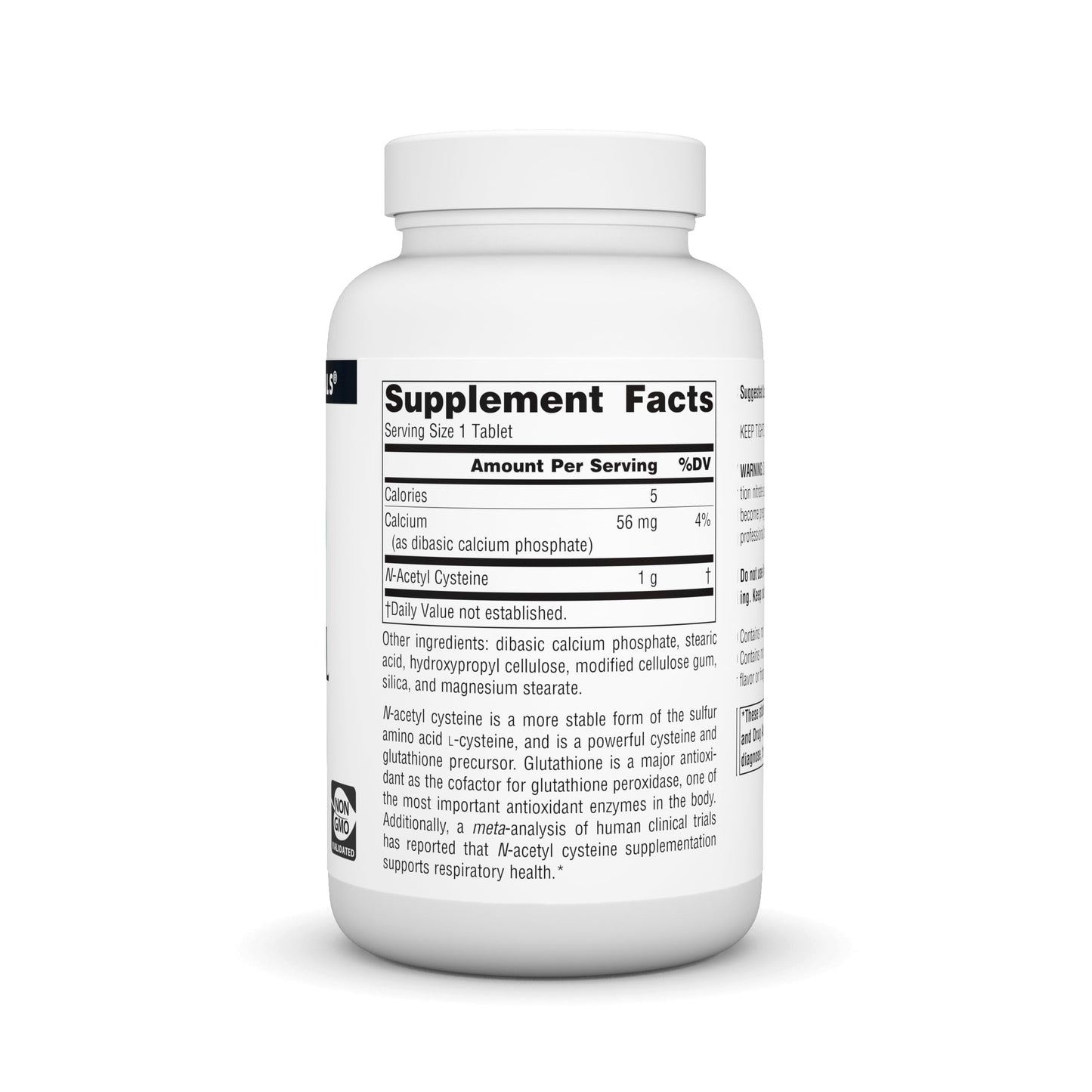 Source Naturals N-Acetyl Cysteine Antioxidant Support, Dietary Supplement That Supports Respiratory Health* - 1000 mg -120 Tablets
