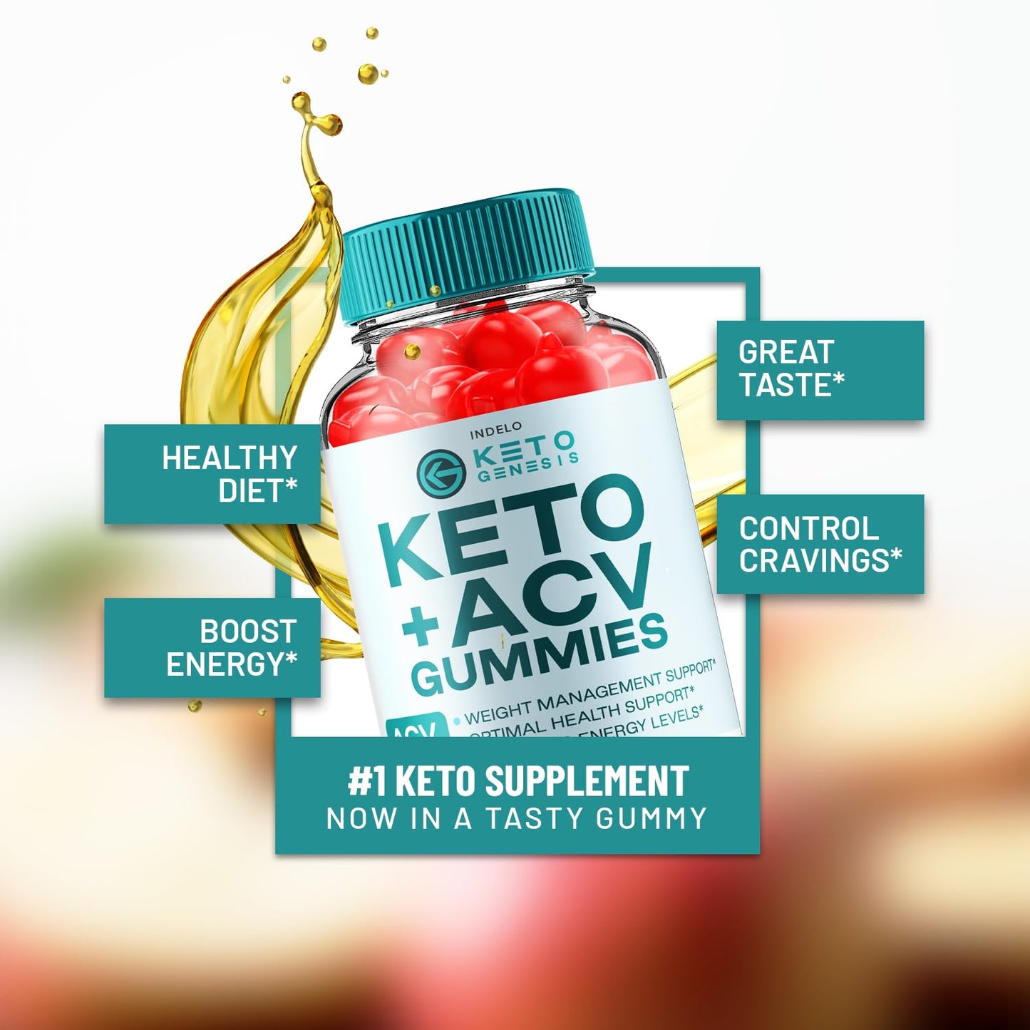 (3 Pack) Keto Genesis ACV Gummies - Advanced Gummies Ketogenesis Plus Weight Management ACV Gummies Apple Cider Vinegar Genesis Keto ACV Gummies Dietary Supplement Reviews (180 Gummies)