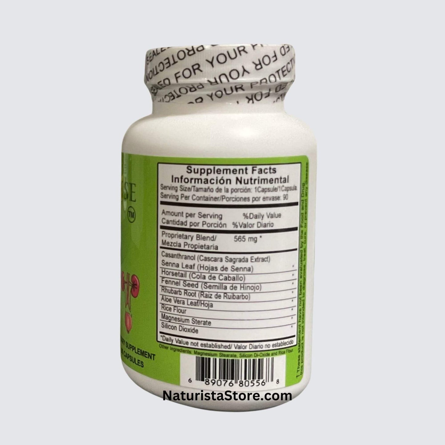 Yerbas Finas Total Cleanse Detox 90 Capsules