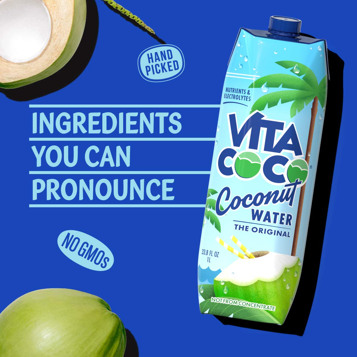 Vita Coco Coconut Water Original 338 Fl Oz Pack of 6