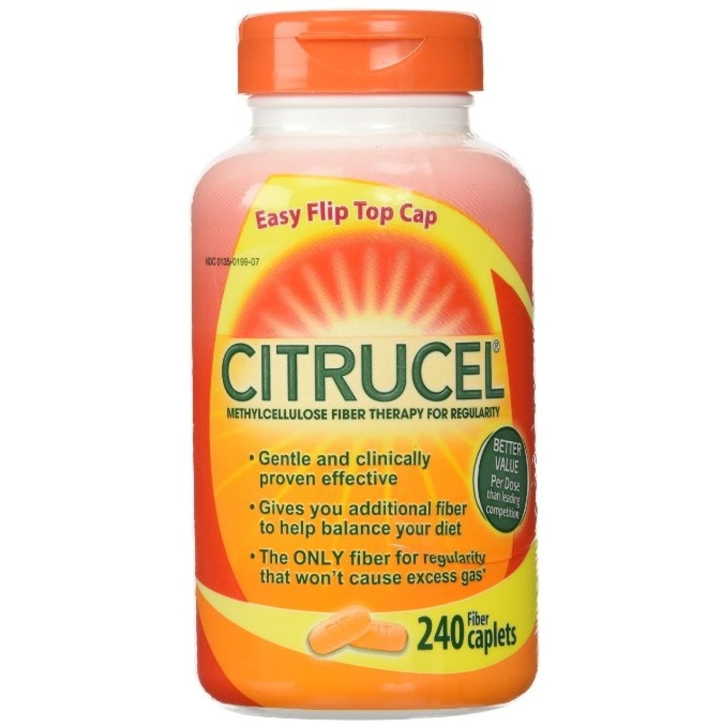 Citrucel Fiber Therapy, 240 Fiber Caplets (3 Pack)