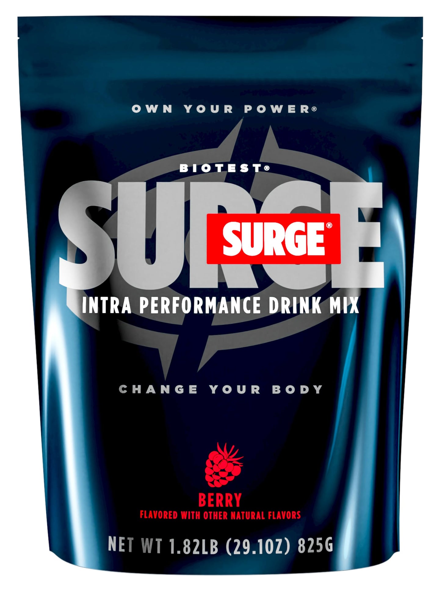 Biotest Surge Intra Performance Booster - Cluster Dextrin (HBCD), Citrulline Malate, L-Leucine, Betaine, Beta-Alanine (15 Servings, Wild Berry) 1.82lb