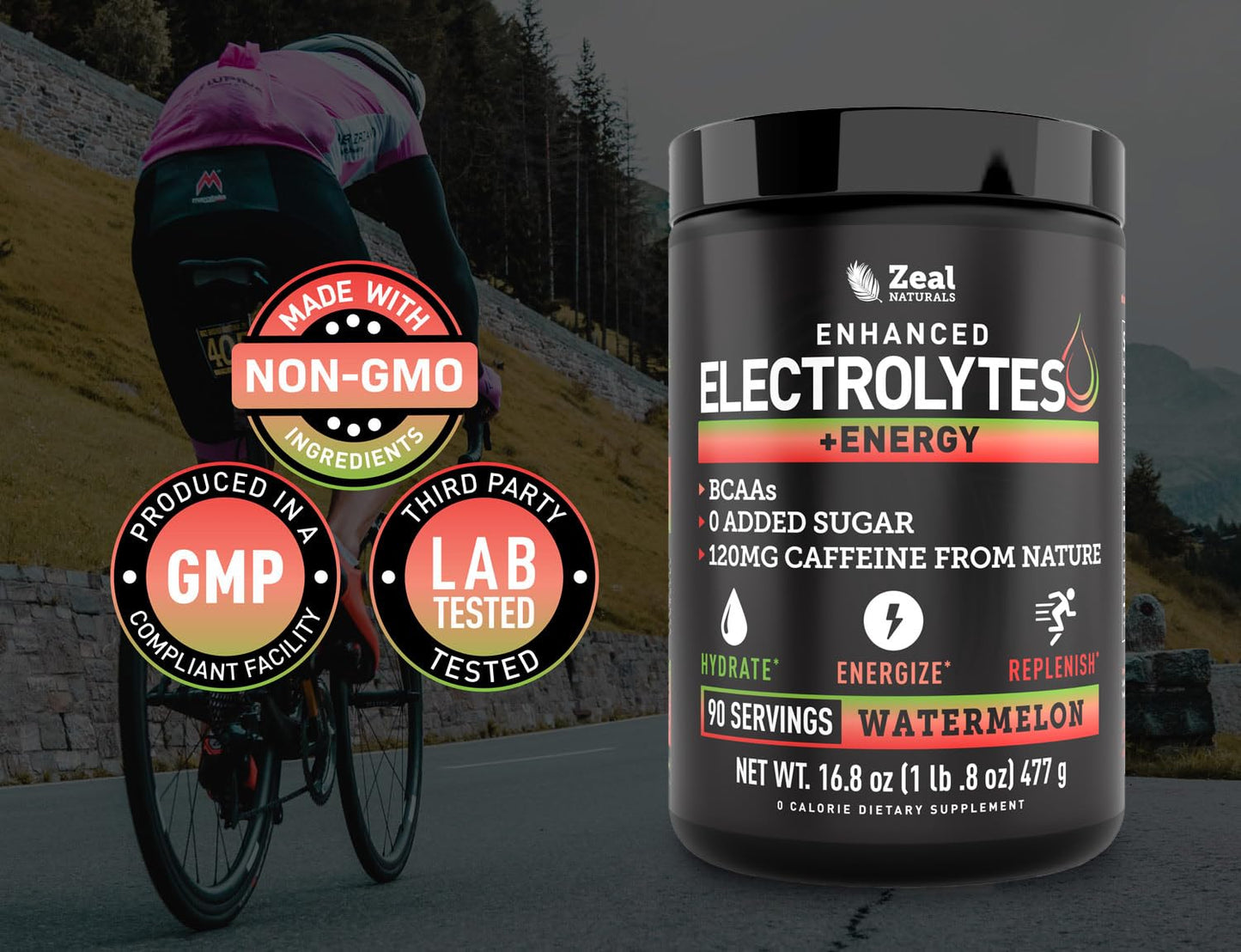 Véla Pre-Workout Electrolyte + Energy Powder Drink Mix (90 Servings | Watermelon) w/ 0 Sugar +BCAAs +B-Vitamins Electrolyte Supplement w Potassium Zinc & Magnesium for Hydration - Keto Electrolytes