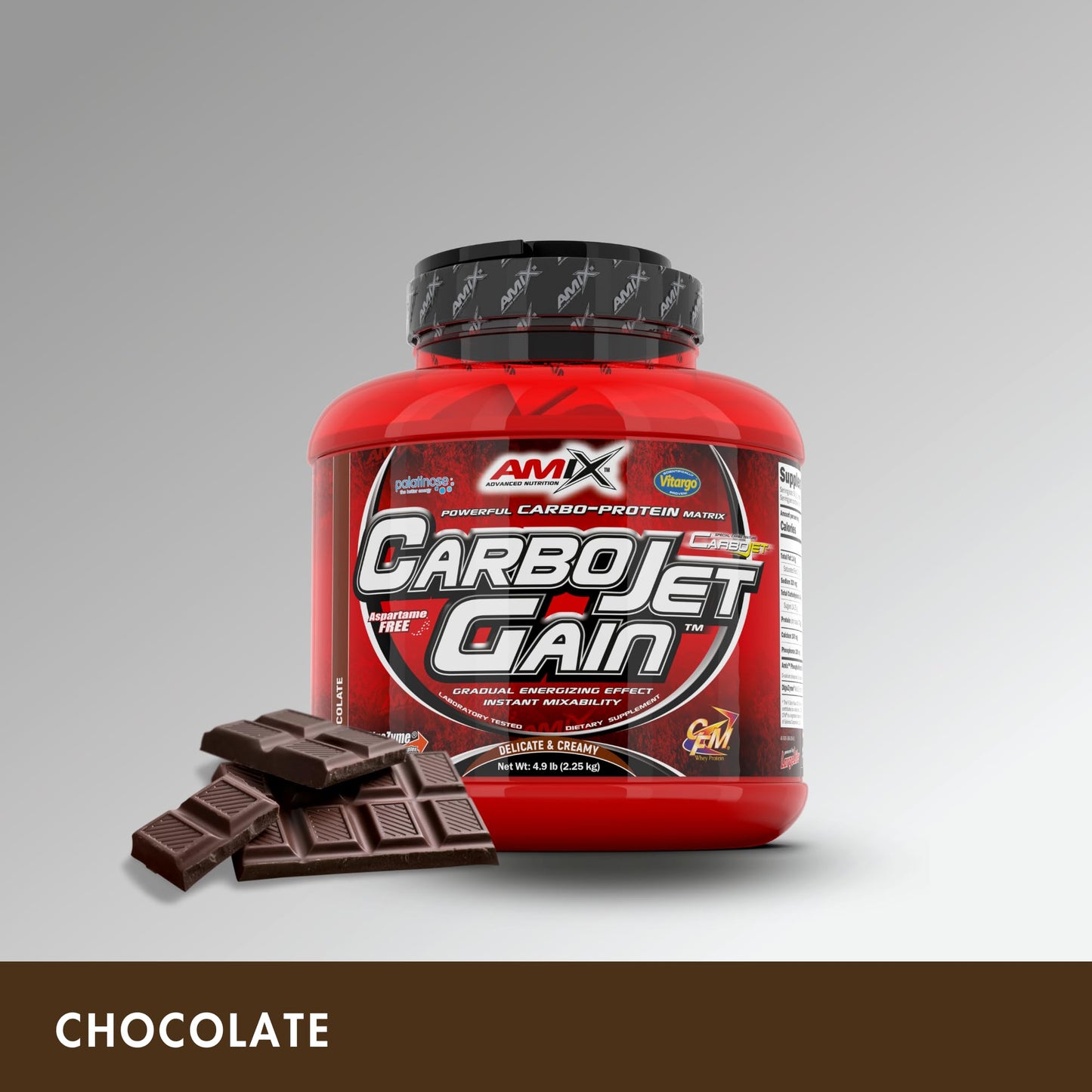 Amix CarboJet Gain - 4.96 Pound - Chocolate Flavor