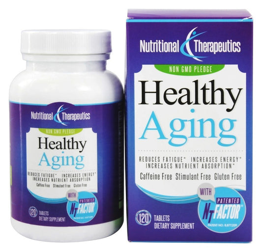 Healthy Aging with NTFactor®, 120 Tablets - Youthful Vibrancy, Increased Energy, Improved Quality of Life by NTI Nutritional Therapeutics Inc.