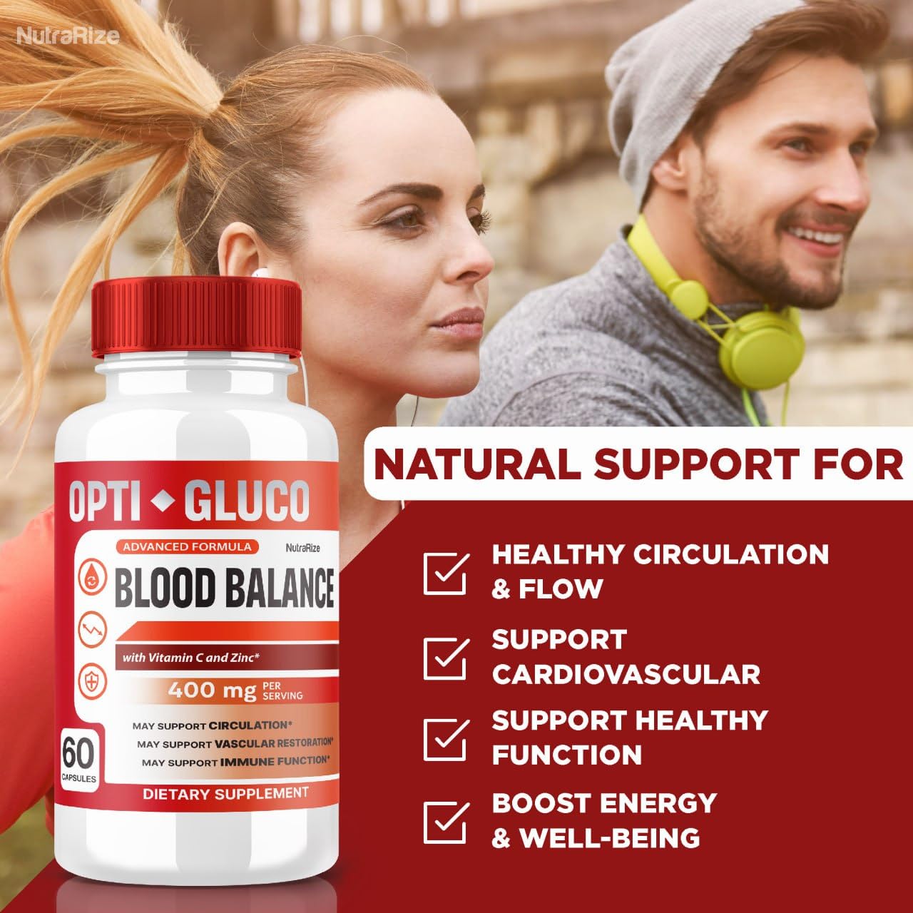 (3 Pack) Opti Gluco - Opti Gluco Capsules to Maintain Stable Healthy Levels, All-Natural Blood Dietary Supplement, Opti Gluco Advanced Formula for Optimal Health, OptiGluco Reviews (180 Capsules)