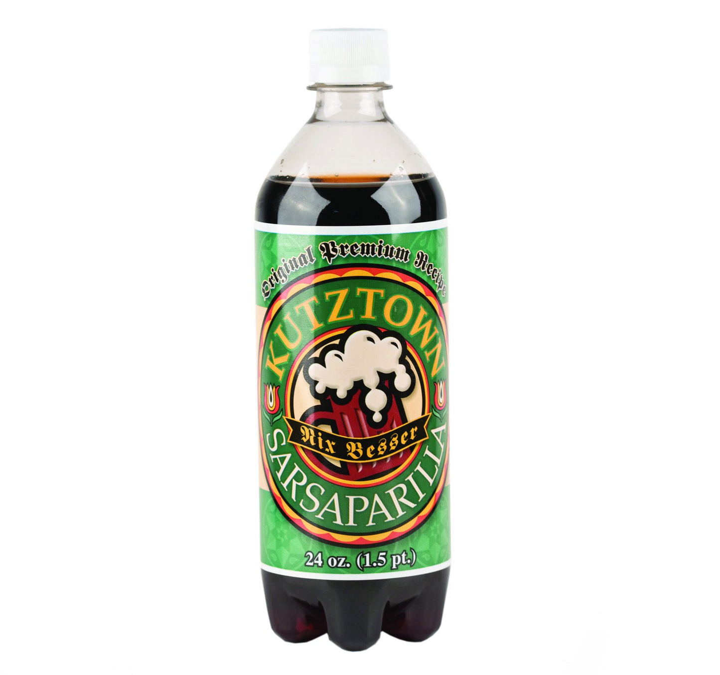 Kutztown Nix Besser Sarsaparilla Soda 24 Oz Bottles Pack of 4