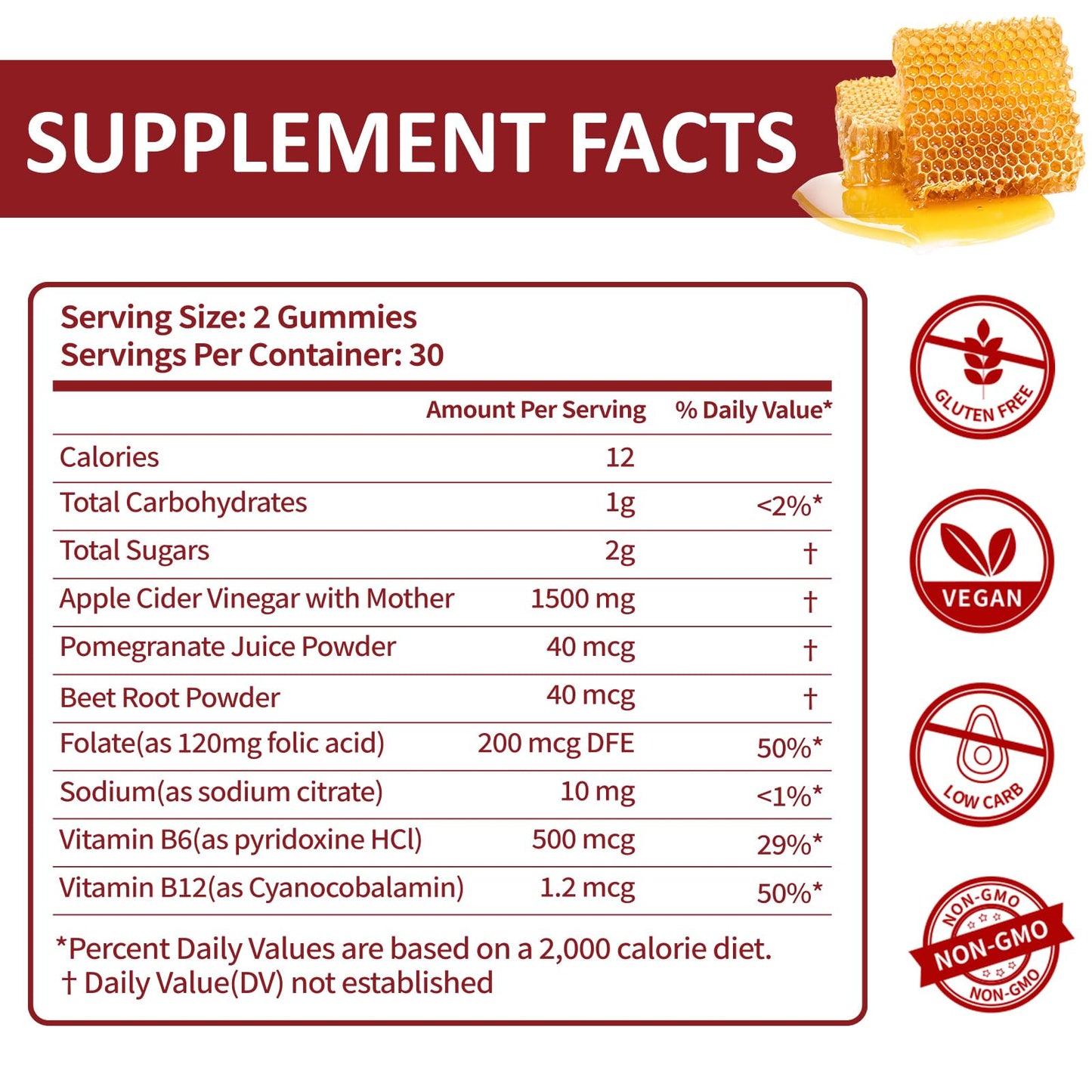 DDUYIE (3 Pack) Apple Cider Vinegar Gummies | Keto ACV Gummies for Supports Metabolism & Fat Burn with Vitamin B6 & B12 | ACV Supplement | Lemon Honey Flavor | 180 Vegan for Women and Men