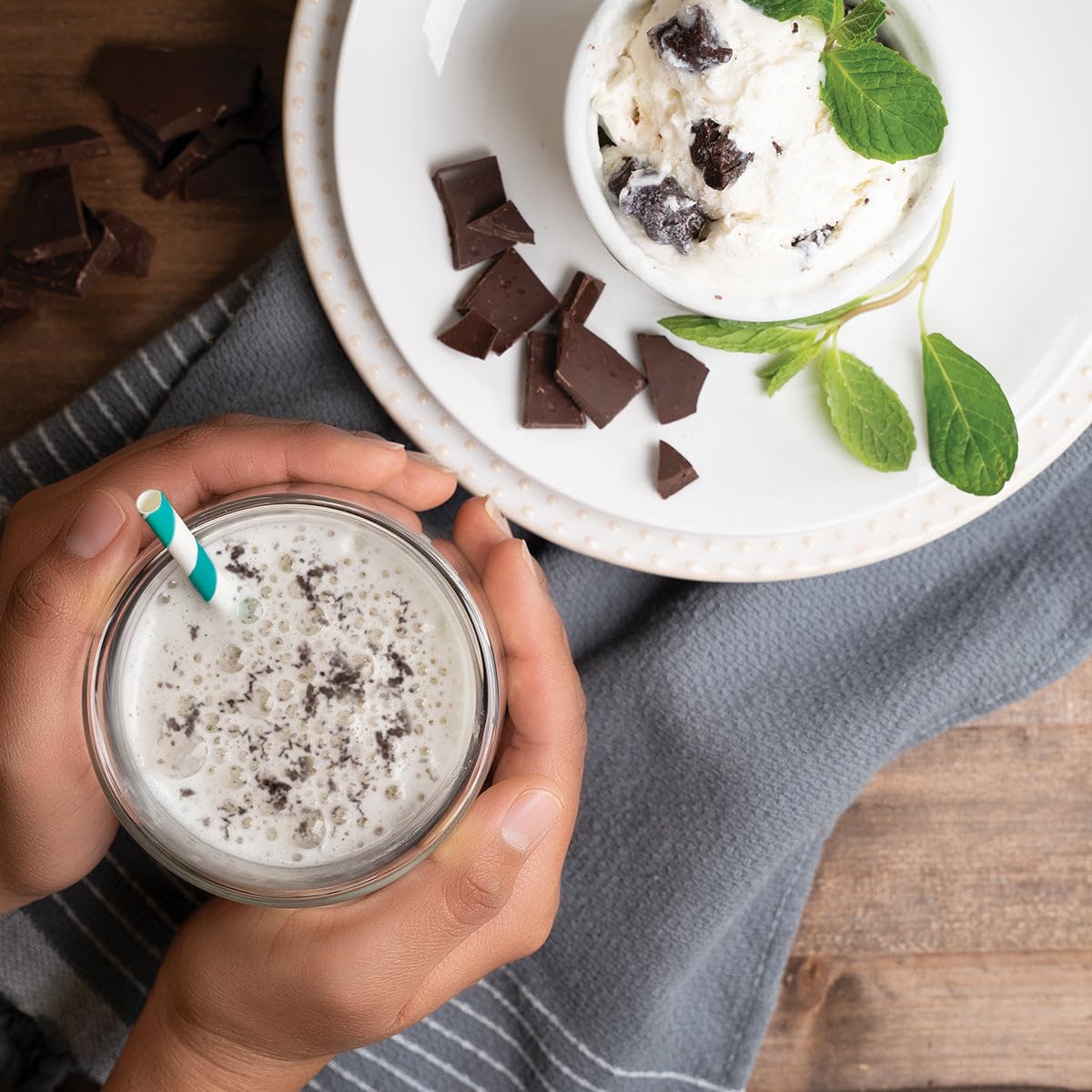 Bariatric Eating Inspire Mint Chip Whey Protein Isolate Powder with Calcium (20 Servings)